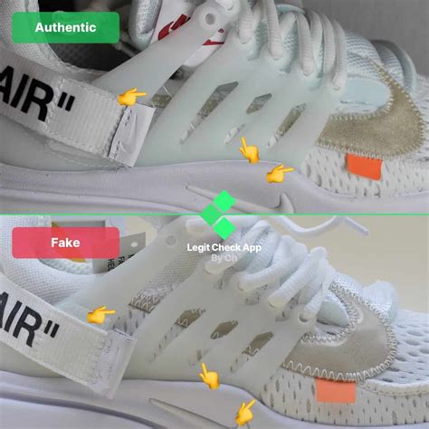 off white nike air presto real vs fake|nike presto off white dhgate.